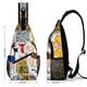thumbnail image 2 of Richie Rich Riñonera Bandolera con Estampado Integral para Hombres y Mujeres, Bolso Cruzado Gráfico de Tendencia, Mochila de Hombro Streetwear para Ciclismo y Deportes, Riñonera Versátil Casual, 2 of 6