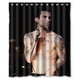 thumbnail image 1 of Cortina de ducha de lujo Adam Levine, con ganchos, 152 x 183 cm, 1 of 3