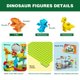 thumbnail image 3 of Bloques de construcción Marble Run YY LANDTOYS Dinosaurio 148 piezas, 3 of 7