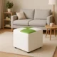 thumbnail image 1 of Puff HVM Boton Blanco con Verde, 1 of 2