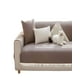 thumbnail image 2 of Set De 5 Fundas De Sillon Con Flecos Color Marron, 2 of 6