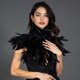 thumbnail image 5 of Chal HOMELEX de Plumas Cuervo para Disfraz de Halloween, 5 of 9