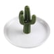 thumbnail image 4 of Bandeja de soporte de anillo de de cerámica, regalos de cumpleaños, organizador de joyería delicado creativo decorativo, para pulsera de baño Verde, 4 of 5