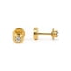 thumbnail image 2 of Aros Abridores Chatón Circón 4mm N1 Oro 14k Bebé, 2 of 8