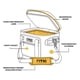 thumbnail image 5 of Bolsa térmica RTIC Soft Cooler de 30 latas con aislamiento a prueba de fugas, 5 of 7