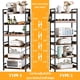 thumbnail image 2 of Librería HCHQHS ajustable de 6 niveles, abierta, estilo rústico rústico, 2 of 9