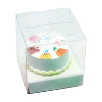 Magideal - Pastel De Casa De Muñecas 1:12 Con Caja De Almacenamiento, Micropaisaje De Juego De Simulación, Decoración De Accesorios De Muñecas Para Decoración De