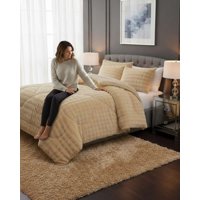 Todo Para El Hogar - Cubrecama Acolchado Súper Calientito Plush Con Chiporro King-Super King