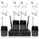 thumbnail image 1 of Sistema de micrófono inalámbrico MELONARE MWM-41-4B de 4 canales UHF, 1 of 9