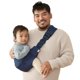 thumbnail image 1 of Portabebé Ergobaby Upsie Sling 2 Posiciones Azul Medianoche, 1 of 8