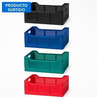 Cesta Plegable Larga 16L Polipropileno, Color Surtido 1 Un  Haus