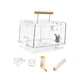 thumbnail image 5 of Jaula Para Hámster, Jaula Acrílica Transpirable Para Pájaros, Conjunto Completo Para Pájaros Pequeños, Loros Y Peonías, 5 of 5