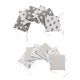thumbnail image 1 of 2 Set Lecho Bebé Cojín Almohada Parachoques 6 Cojines Cuna Almohadillas De Cama Gris, 1 of 5