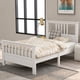 thumbnail image 1 of Cama de plataforma de madera con cabecera y pie, 1 of 6