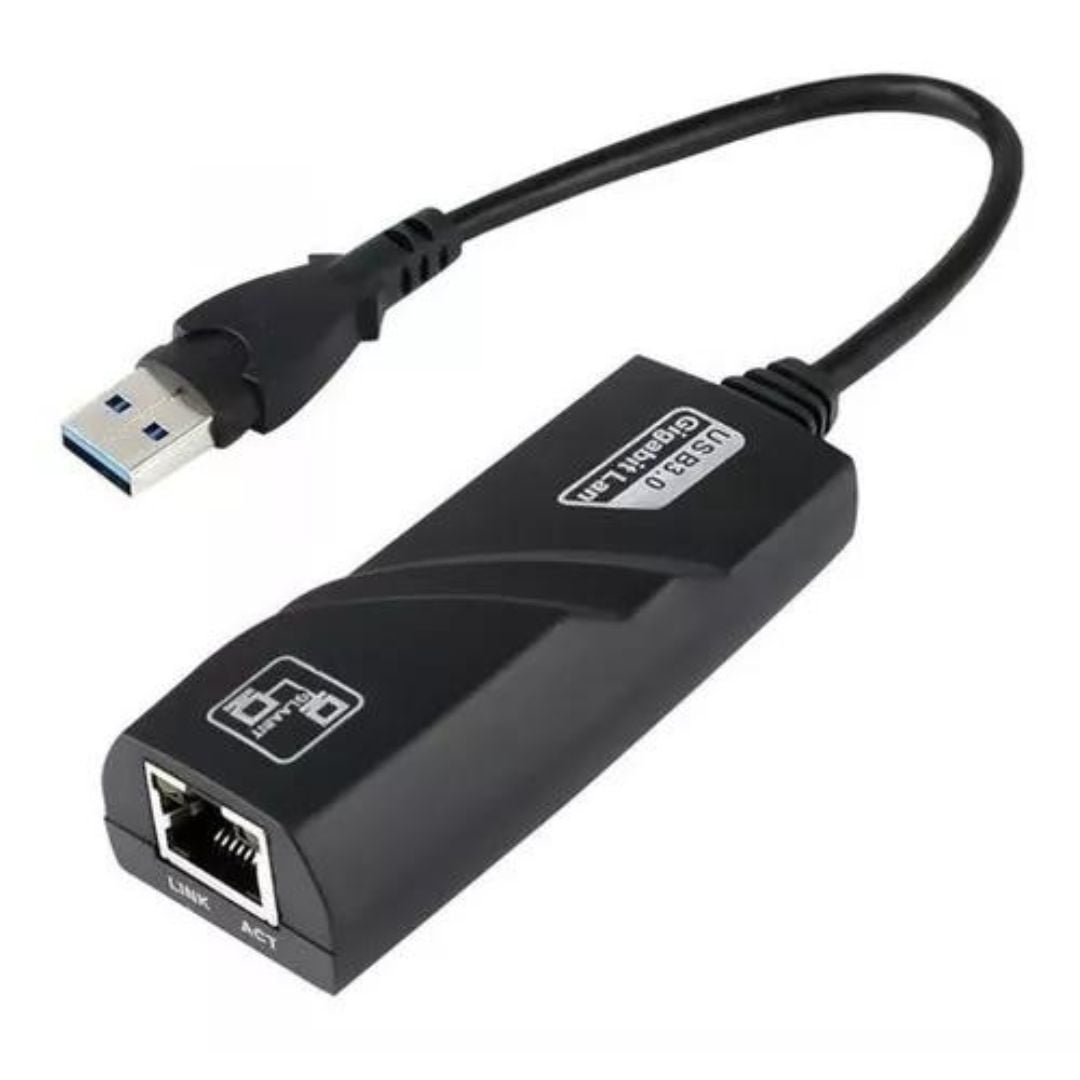 Genérico - Adaptador Rj45 Usb 3.0 Gigabit Ethernet 10/100/1000 Mbps