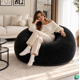 thumbnail image 2 of Puff Inflable Live Sport Negro Aterciopelado (105 cm), 2 of 2