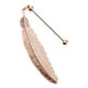 thumbnail image 1 of Marcapáginas De Metal Con Plumas, Marcapáginas Con Gancho Y Cuentas Para Niños, Amantes De Los Libros, Oro Rosa, 1 of 3