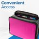thumbnail image 3 of Carpeta con cierre Case-it Mighty Zip Tab School D-146 Magenta, 3 of 4