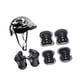 thumbnail image 3 of Casco De Bicicleta Para Niños, Rodilleras, Coderas, Muñequeras, Equipo Para Deportes Al Aire Libre, Patinaje, Negro, 3 of 5