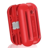 Xusx111 - Planeador De Mano Versátil Cortador De Borde De Madera Para Burras, Cortador Manual De Banda De Borde Para Chapa (Rojo, 10 * 5.5 * 7.5 Cm)