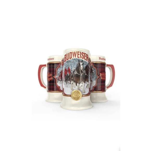 Jarra Budweiser 18 cm Rojo/Blanco/Negro/Oro 473 ml