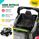 thumbnail image 4 of Camioneta Electrica Montable Little Monkey 12v 2 Pedal Motores Niño Control Usb Color Gris, 4 of 8