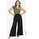 thumbnail image 1 of Pantalon Palazzo Mujer Fiesta Cintura Elasticada Verano Colores 090, 1 of 3