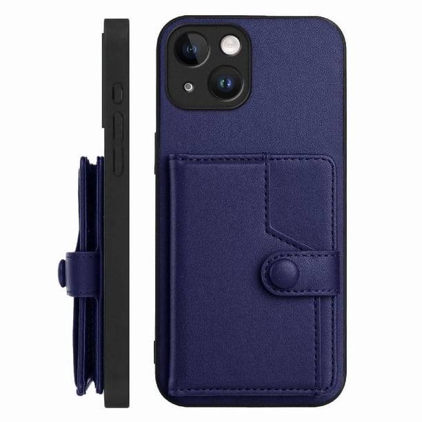FOXDOCK Funda para iPhone 13 mini con Bloqueo RFID - Diseño Elegante con Cierre de Botón