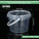 thumbnail image 2 of Materiales de Arte ZOEYES Set de 50 Contenedores Transparentes de 300 ml para Slime, 2 of 7