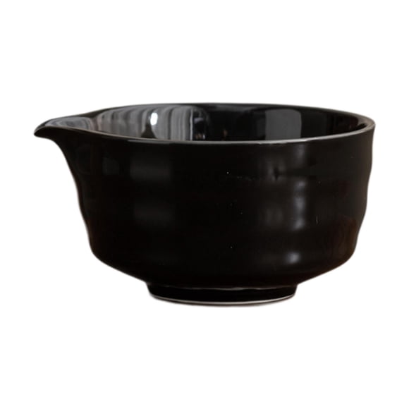 Ceramic Matcha Tea Bowl 450ml Matcha Mezcle Bowl Para Amigos De La Familia Beginner Black