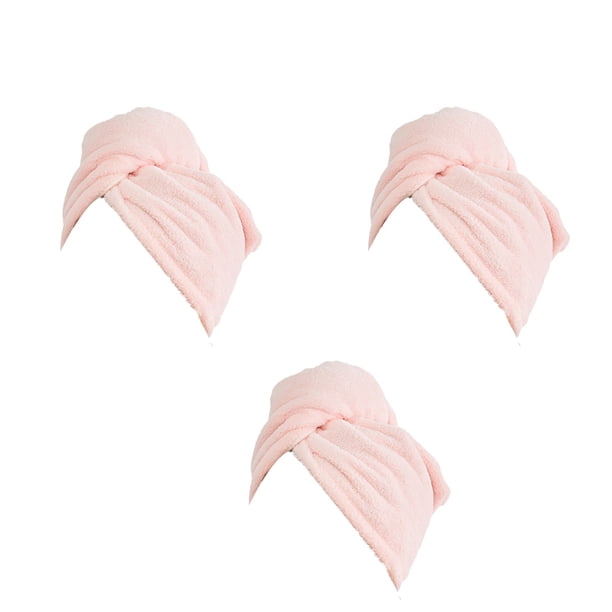 Toallas absorbentes de secado rápido para el cabello: paquete de 3 para mujeres con cabello rizado, largo, húmedo y grueso.