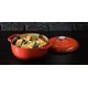 thumbnail image 3 of Hierro fundido esmaltado Dutch Oven Lodge, 6 litros, con tapa, color amapola, 3 of 4