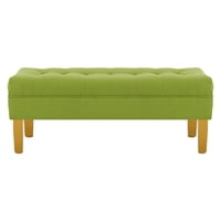 Bodevir - Banqueta Wood 2C Felpa 01 Pistacho