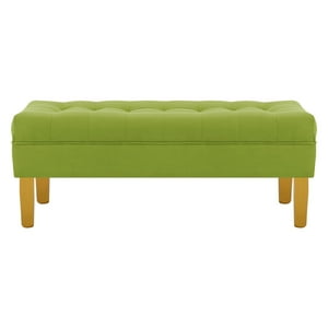 Bodevir - Banqueta Wood 2C Felpa 01 Pistacho