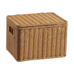 Bothyi - Organizador De Almacenamiento Decorativo, Cesta De Pan Para Armario, Baño, Hogar, 27 Cm X 21,5 Cm X 18 Cm