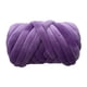 thumbnail image 5 of Chunky Yarn Crocheting Mantas DIY Jumbo Yarn Para Throw Pillow Alfombras Crochet Deep Violet, 5 of 5
