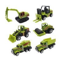 Bothyi - 6 Piezas Vehículos De Construcción Tractores De Juguete Lindos Para Niños Niños Niñas