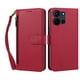 thumbnail image 1 of Funda Tipo Billetera para TCL K33 con Soporte y Bolsillo con Cierre Rojo, 1 of 1