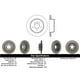 thumbnail image 2 of Disco Freno para auto BMW X3 30i 2004-2010 Trasero, 2 of 4