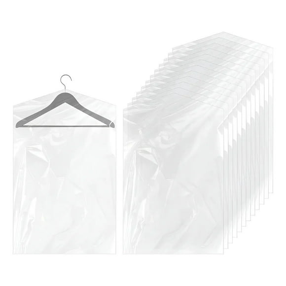 100 Bolsas Transparentes Fundas Para Ropa Trajes 60x90cm