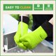 thumbnail image 3 of Guantes de barbacoa de silicona GEEKHOM con soporte para ollas, 35 cm, impermeables, 3 of 8