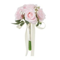 Bothyi - Ramo De Novia Elegante Con Flores Artificiales Para Aniversario, Propuesta, Festival, Color Rosa