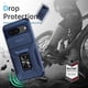 thumbnail image 4 of Funda Armada para Google Pixel 8 con Tapa Deslizante y Soporte Magnético Giratorio Azul, 4 of 5