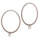 thumbnail image 4 of 2 Unids De Plástico Oval Puntos De Cruz Aros Costura Bordado Aros De Costura, 4 of 5