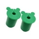 thumbnail image 2 of Pasacables Para Cables, Casquillos De Silicona, 2x Para Orificios De Pared De 1", Orificios Para Cables De Muebles, Color Verde, 2 of 3