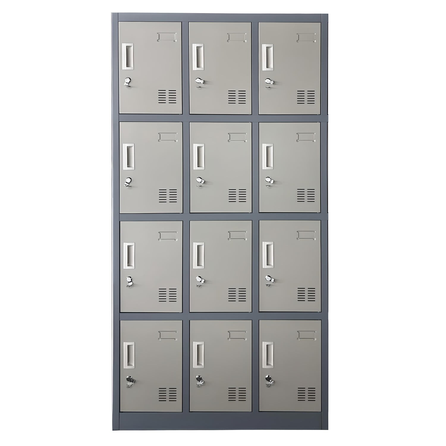 Prochef - Locker Casillero Metalico 3 Cuerpos 12 Puertas