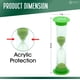 thumbnail image 2 of Reloj de arena TeacherFav 3,5 pulg. juego de 3 (azul, verde y rojo), 2 of 7