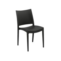 Klik Muebles - Silla De Exterior Restaurante - Negra