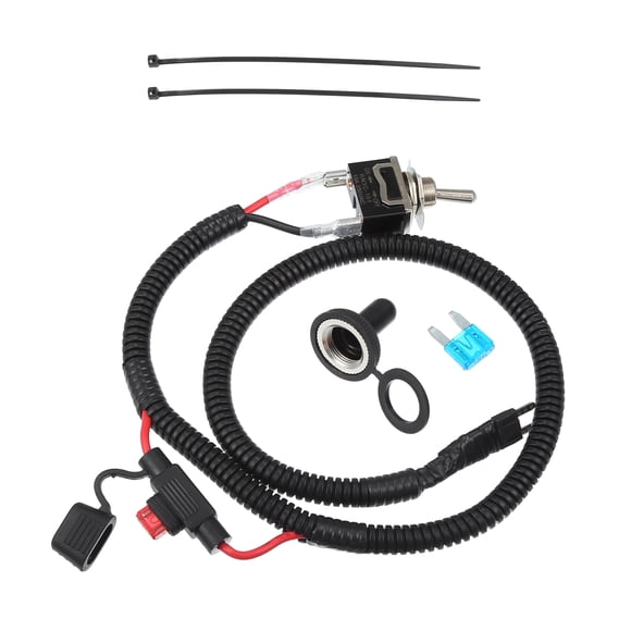 Unique Bargains 1 Set 71.7cm 28.23" Fusible Automático Universal con Interruptor para Mini Fusible con Cable