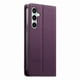 thumbnail image 5 of Funda Tipo Cartera de Cuero Sintético para Samsung Galaxy S24 FE Bloqueo RFID, con Ranuras para Tarjetas y Bolsillo para Efectivo, Cierre Magnético Fuerte Morado, 5 of 6